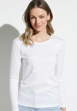 Femme Zimmerli PurenessT-Shirt à manches longues - white