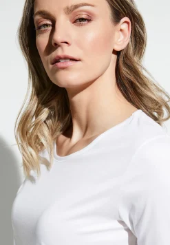 Femme Zimmerli PurenessT-Shirt à manches longues - white