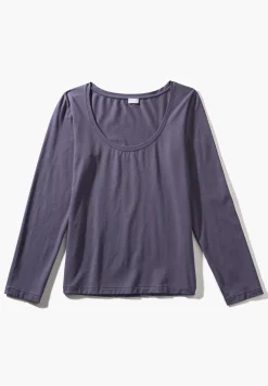 Femme Zimmerli PurenessT-Shirt à manches longues - grape