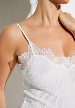 Femme Zimmerli RichelieuCaraco fines bretelles - white