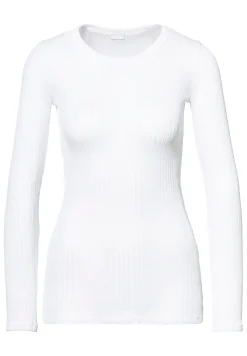 Femme Zimmerli RichelieuT-Shirt à manches longues - white