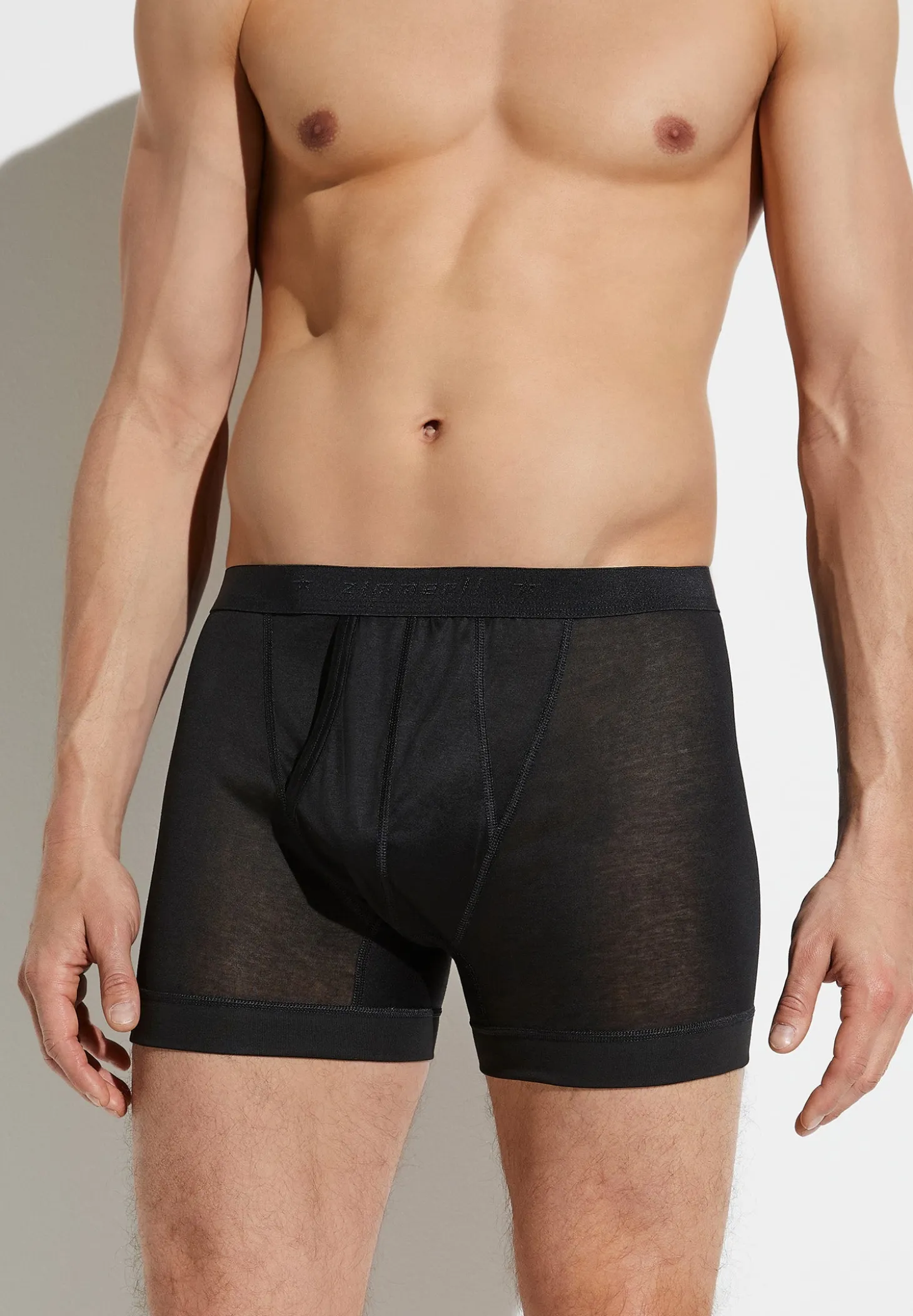 Homme Zimmerli Royal ClassicBoxer - noirSuper fins