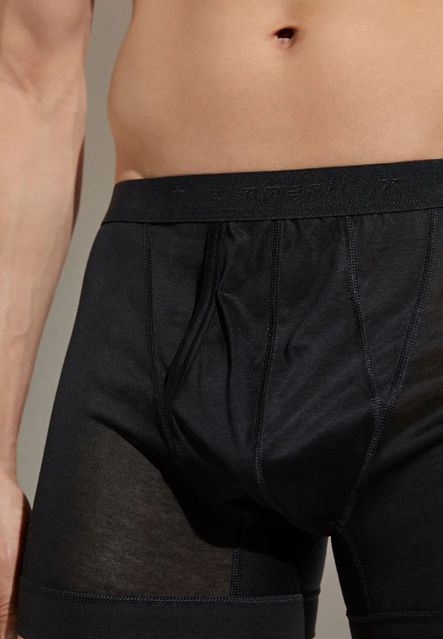 Homme Zimmerli Royal ClassicBoxer - noirSuper fins