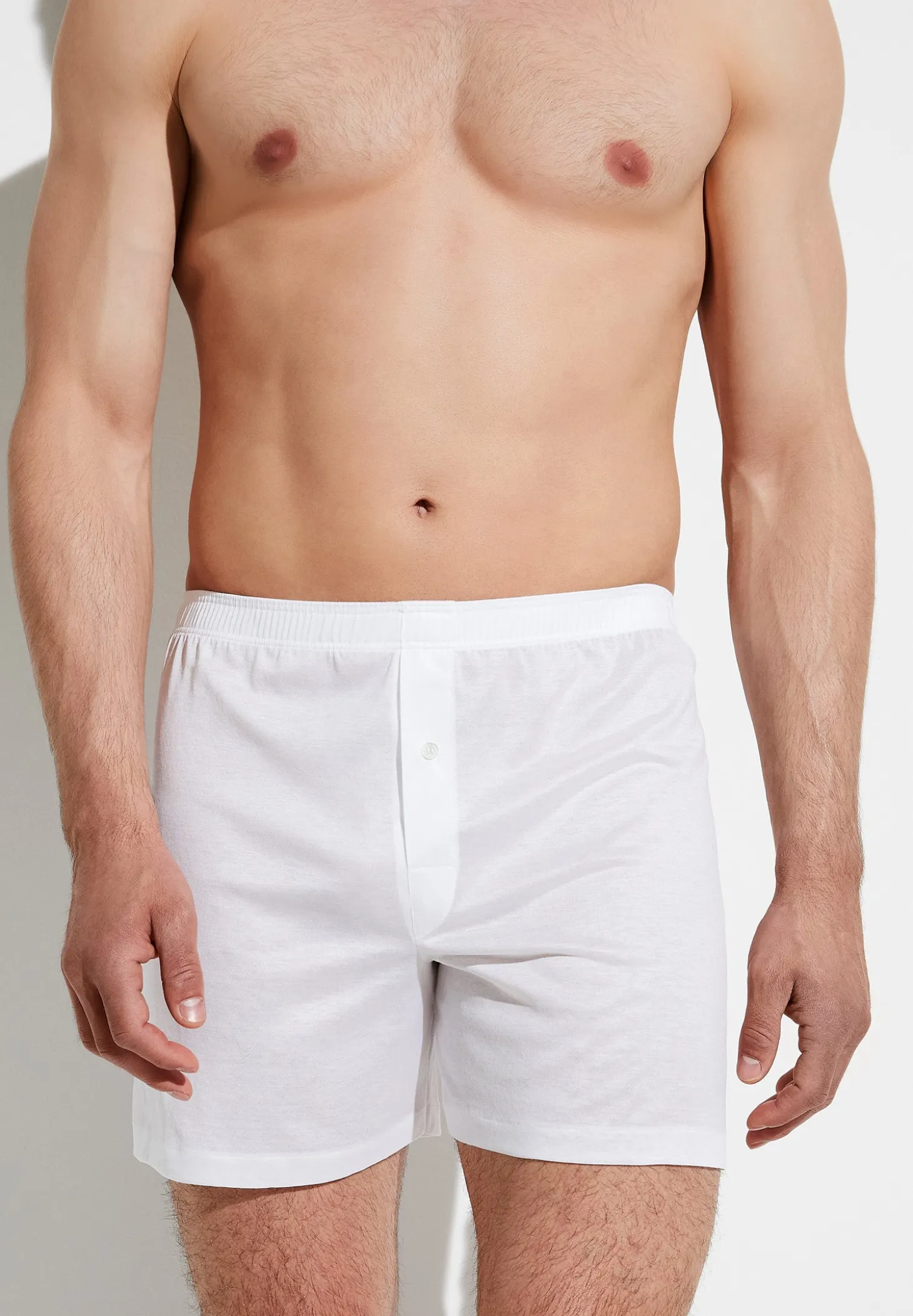 Homme Zimmerli Royal ClassicBoxer Shorts - blancSuper fins