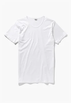 Homme Zimmerli Royal ClassicT-Shirt à manches courtes - blancSuper fins