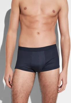 Homme Zimmerli Sea IslandBoxer Trunk - navy