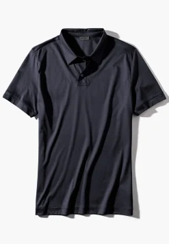 Homme Zimmerli Sea IslandPolo à manches courtes - navy