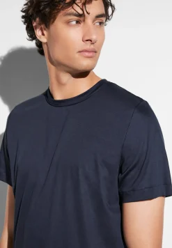 Homme Zimmerli Sea IslandPyjama court - navy