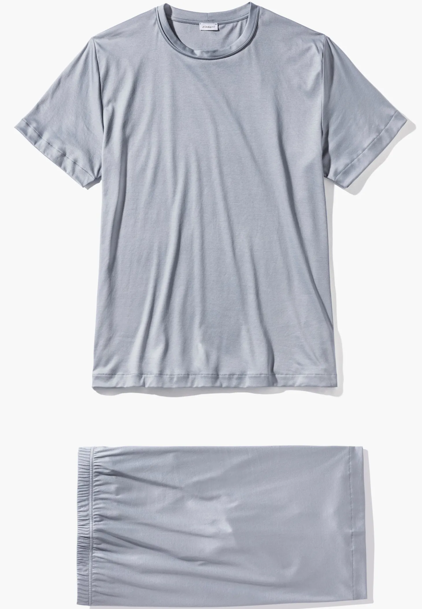 Homme Zimmerli Sea IslandPyjama court - smoky blue