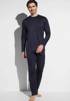 Homme Zimmerli Sea IslandPyjama longues - navy