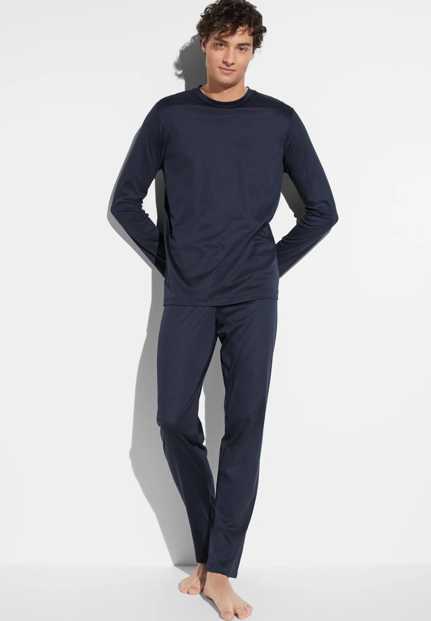 Homme Zimmerli Sea IslandPyjama longues - navy