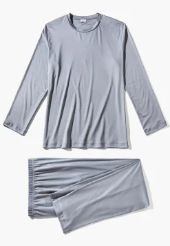 Homme Zimmerli Sea IslandPyjama longues - smoky blue