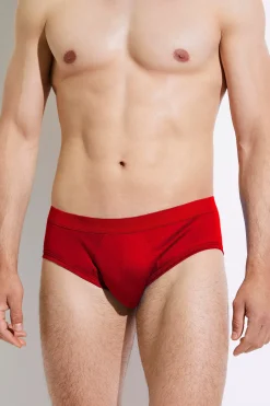 Homme Zimmerli Sea IslandSlip - rouge