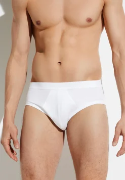 Homme Zimmerli Sea IslandSlip - white
