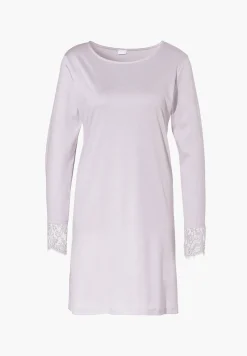 Femme Zimmerli Sea IslandTee-shirt de nuit manches longues - lilac