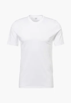 Homme Zimmerli Sea IslandT-Shirt à manches courtes, col rond - blanc