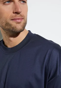 Homme Zimmerli Sea IslandT-Shirt à manches courtes - navy