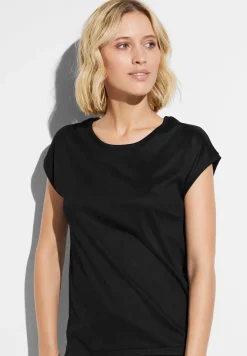 Femme Zimmerli Sea IslandT-Shirt à manches courtes - black