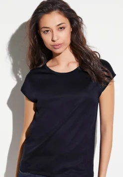 Femme Zimmerli Sea IslandT-Shirt à manches courtes - navy