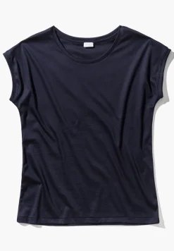 Femme Zimmerli Sea IslandT-Shirt à manches courtes - navy