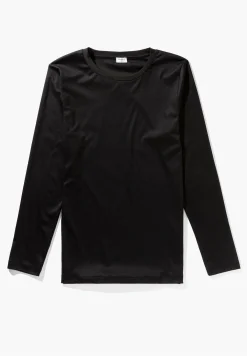 Homme Zimmerli Sea IslandT-Shirt à manches longues - black