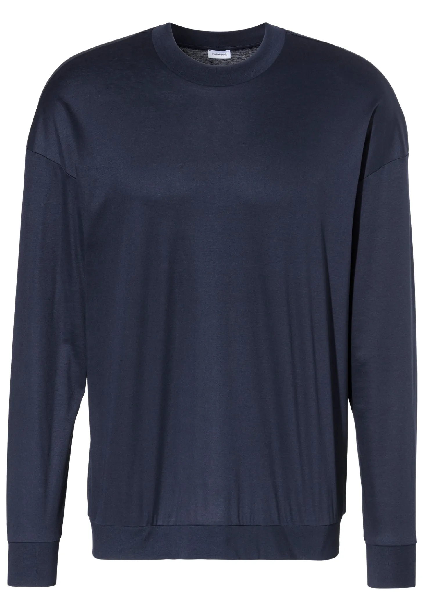 Homme Zimmerli Sea IslandT-Shirt à manches longues - navy