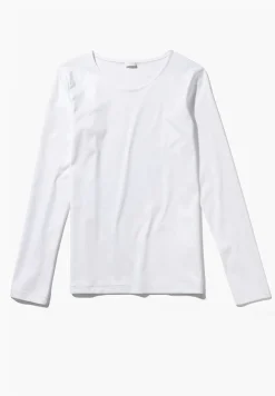 Femme Zimmerli Sea IslandT-Shirt à manches longues - white