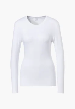 Femme Zimmerli Sea IslandT-Shirt à manches longues - white