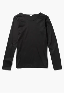 Femme Zimmerli Sea IslandT-Shirt à manches longues - black