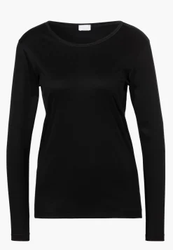Femme Zimmerli Sea IslandT-Shirt à manches longues - black