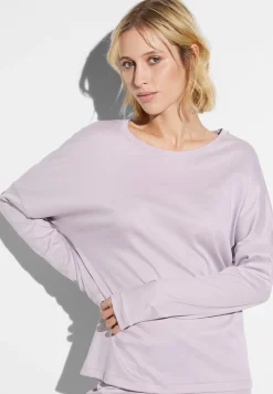 Femme Zimmerli Sea IslandT-Shirt à manches longues - lilac