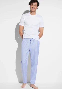 Homme Zimmerli Sea Island WovenPantalon - blue