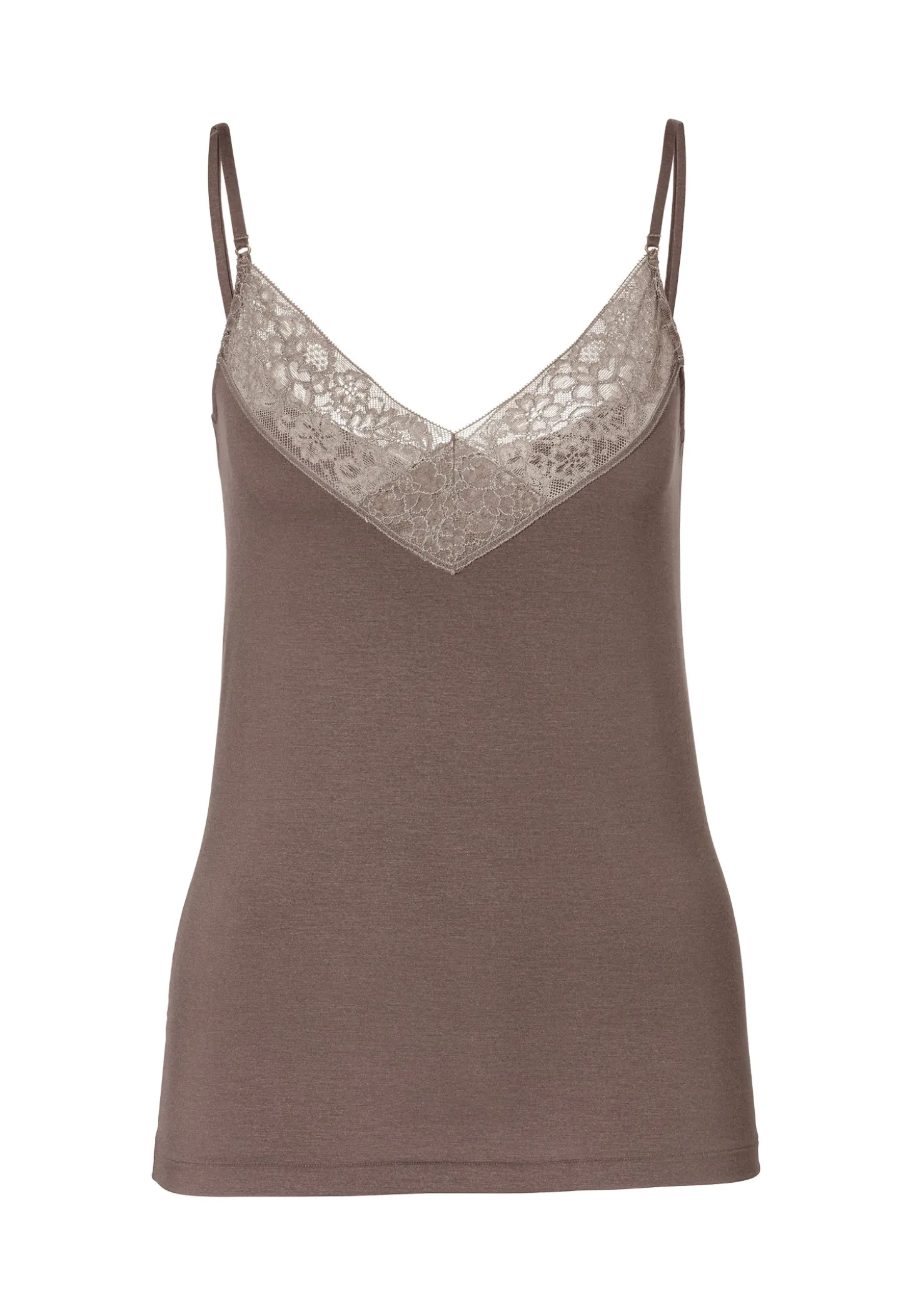 Femme Zimmerli Sensual FashionCaraco fines bretelles - olive brown
