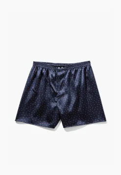 Homme Zimmerli Silk NightwearBoxer Shorts - dots