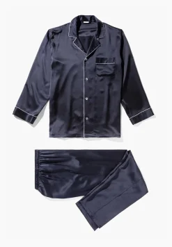 Homme Zimmerli Silk NightwearPyjama longues - navy