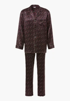 Homme Zimmerli Silk NightwearPyjama longues - leaves