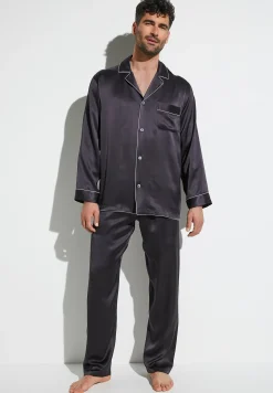Homme Zimmerli Silk NightwearPyjama longues - anthrazit