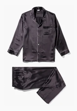 Homme Zimmerli Silk NightwearPyjama longues - anthrazit