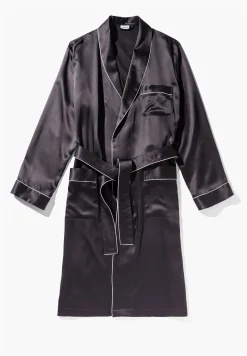 Homme Zimmerli Silk NightwearRobe de chambre longue - anthrazit