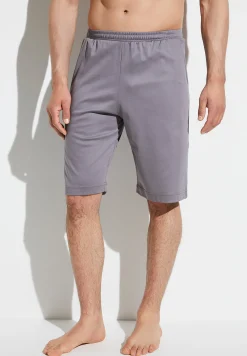 Homme Zimmerli Supreme Green CottonPantalon court - grey