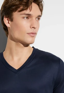 Homme Zimmerli Sustainable LuxuryPyjama court - twilight blue