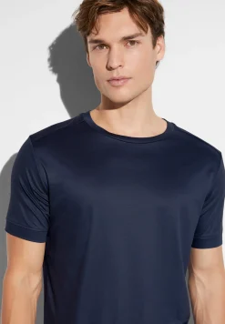 Homme Zimmerli Sustainable LuxuryT-Shirt à manches courtes - twilight blue