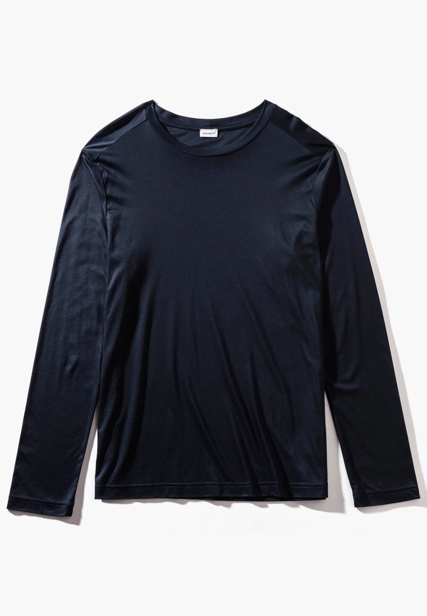 Homme Zimmerli Sustainable LuxuryT-Shirt à manches longues - twilight blue