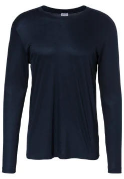 Homme Zimmerli Sustainable LuxuryT-Shirt à manches longues - twilight blue