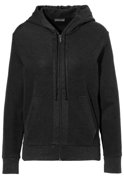 Femme Zimmerli Winter LoungeVeston - nearly black