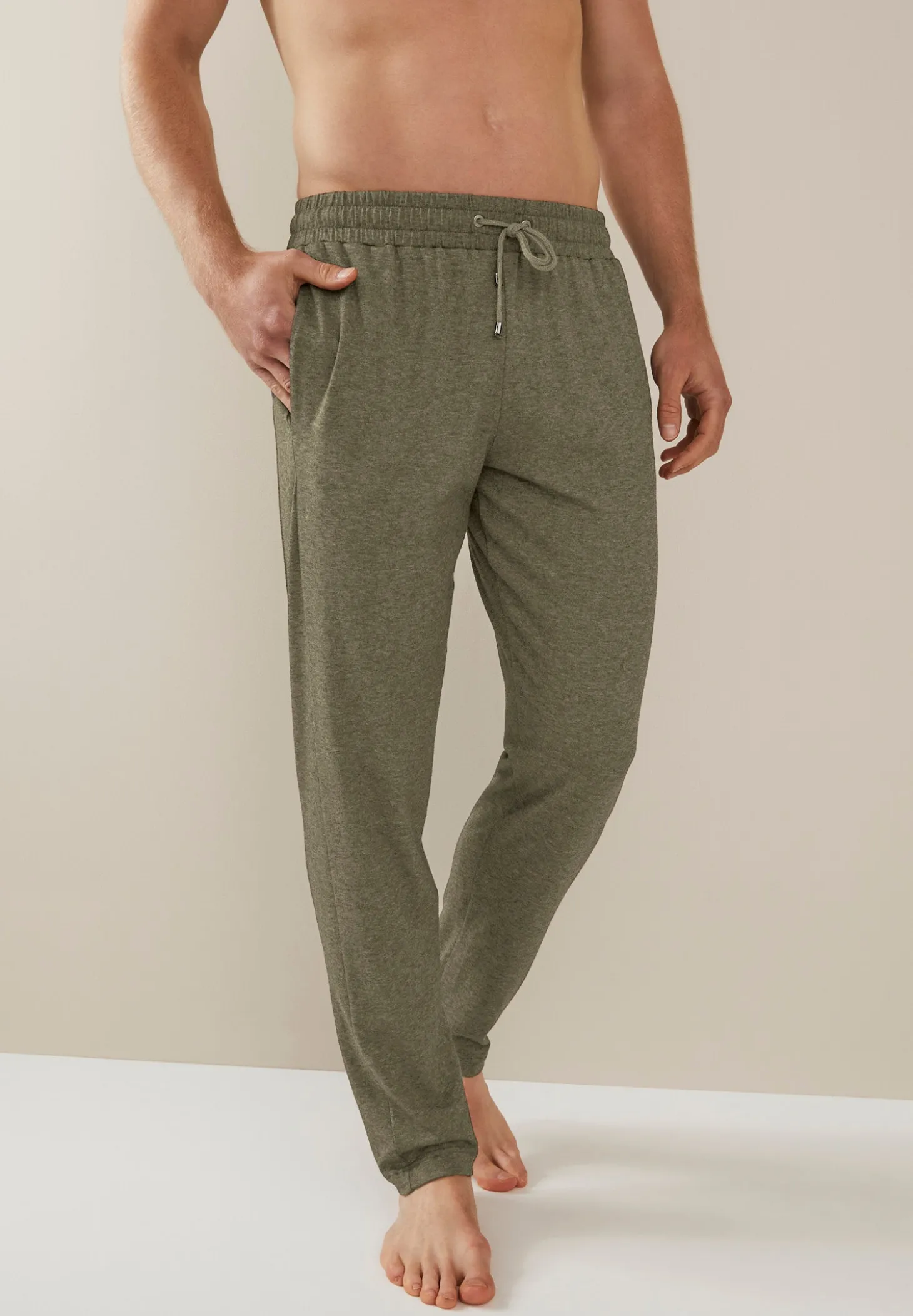 Homme Zimmerli Winter LuxuryPantalon - olive