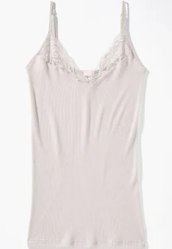 Femme Zimmerli Wool & SilkCaraco fines bretelles - dove