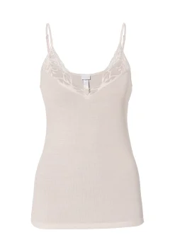 Femme Zimmerli Wool & SilkCaraco fines bretelles - dove