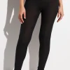Femme Zimmerli Wool & SilkLeggings - black