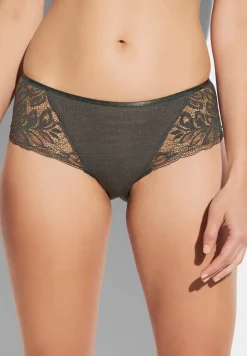 Femme Zimmerli Wool & SilkSlip - black olive